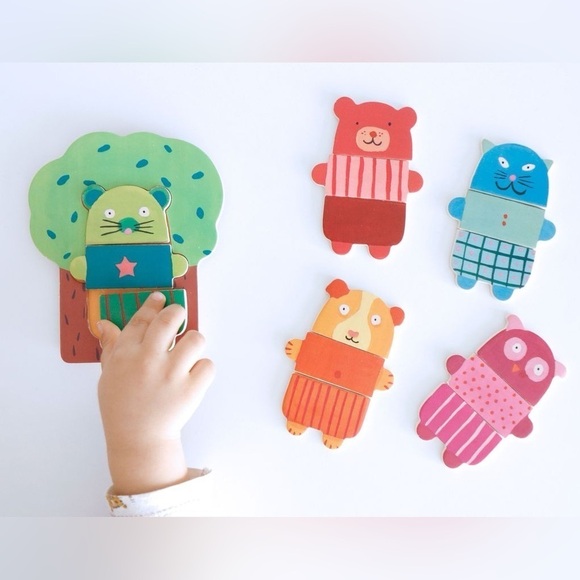 Djeco - Wooden Mix 'n Match Animal Puzzles - Picture 11 of 13